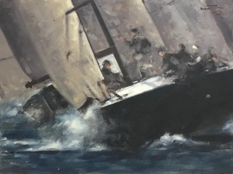 Oil On Board (A36644) by Duggie du Toit