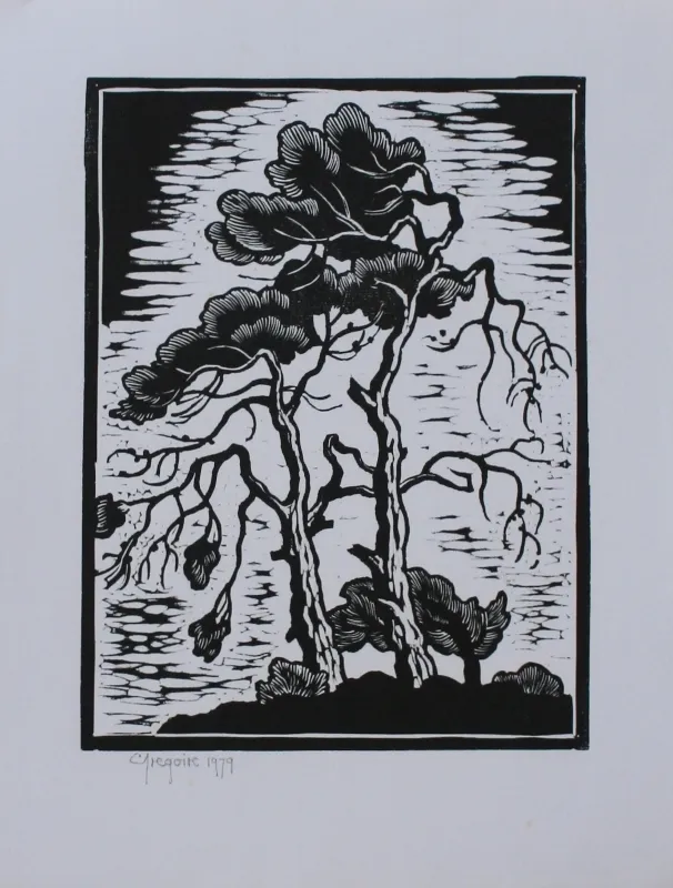 Linocut on Paper (A35195) by Gregoire Boonzaier