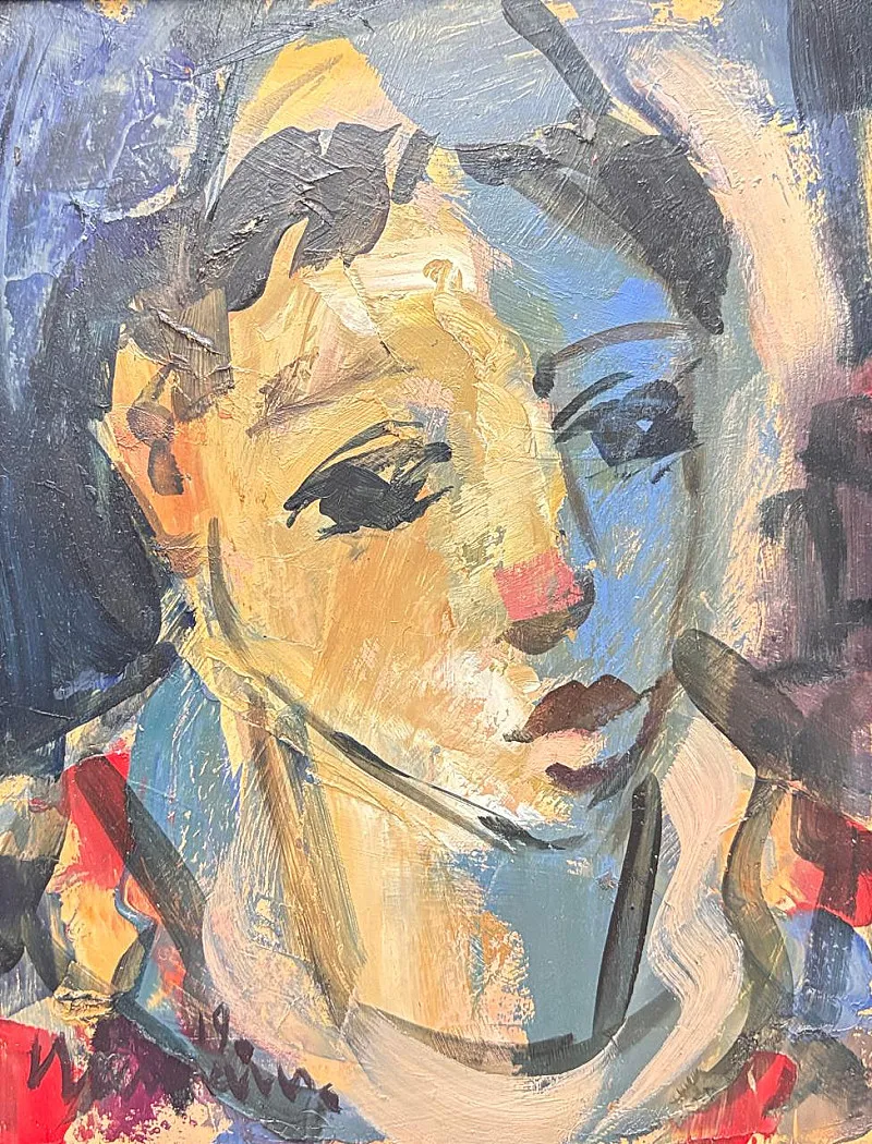Waiting to perform by Hennie Niemann Snr 240 x 180mm