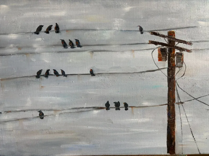 Sheet music oil painting by Cornelie Wolff