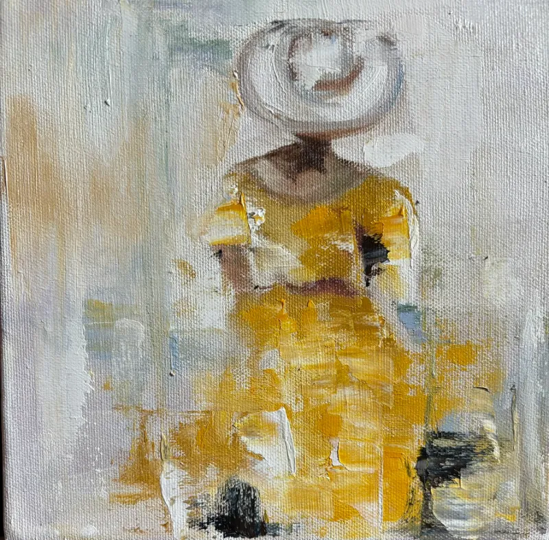 Farewell Dance III - Original Oil Painting by Cornelie Wolff
