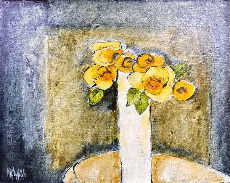 A couple of flowers by Michael Heyns 320 x 400mm
