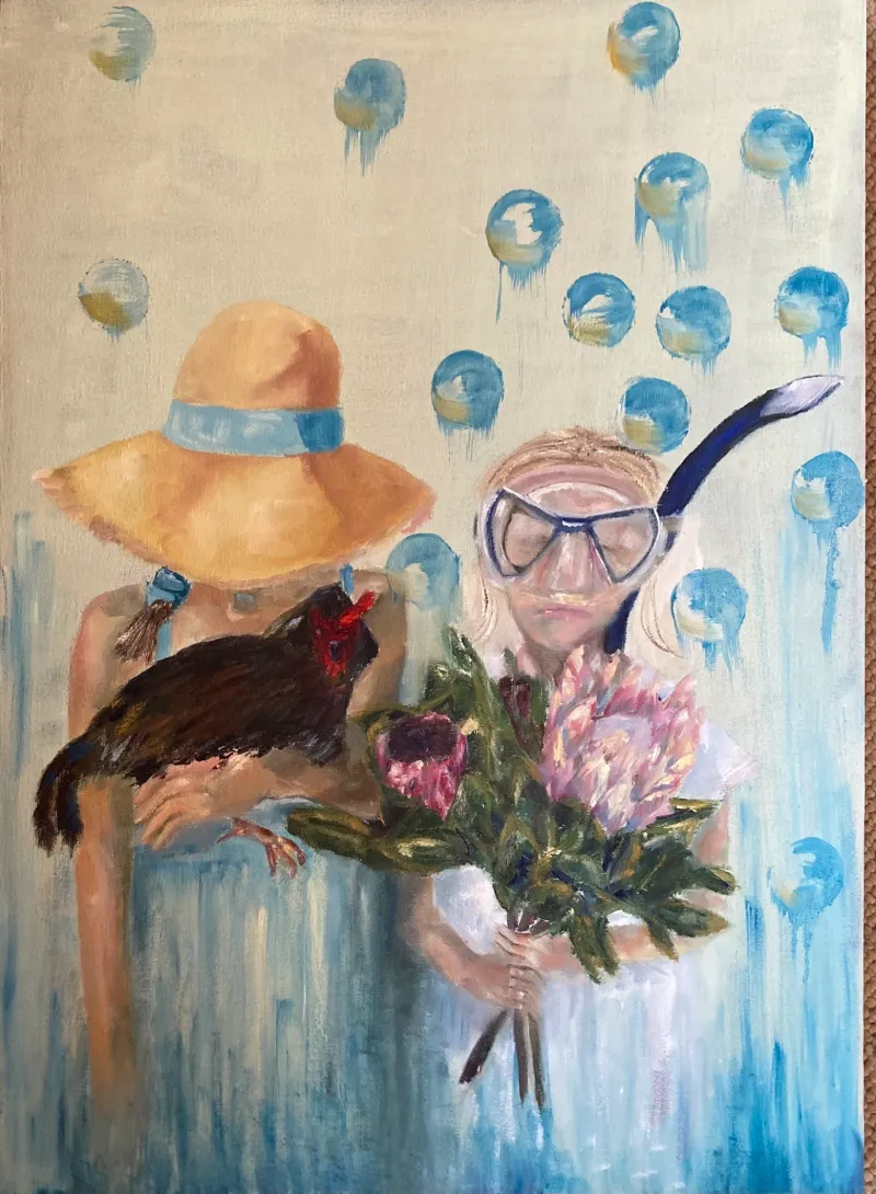 Just for Fun - Oil Painting by Cornelie Wolff