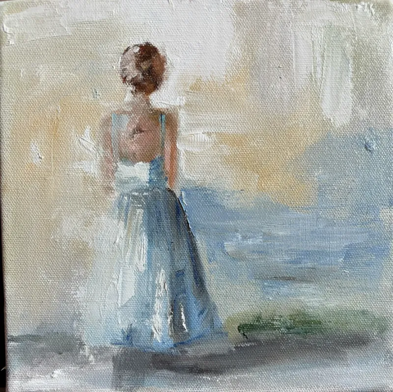 Farewell Dance - Original Oil Painting by Cornelie Wolff