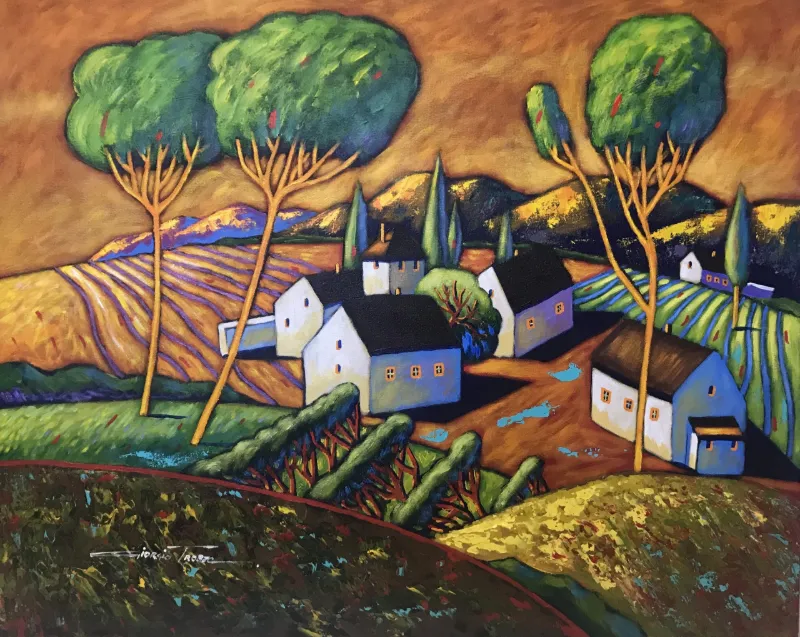 Acrylic on Canvas (A38449) by Giorgio Trobec