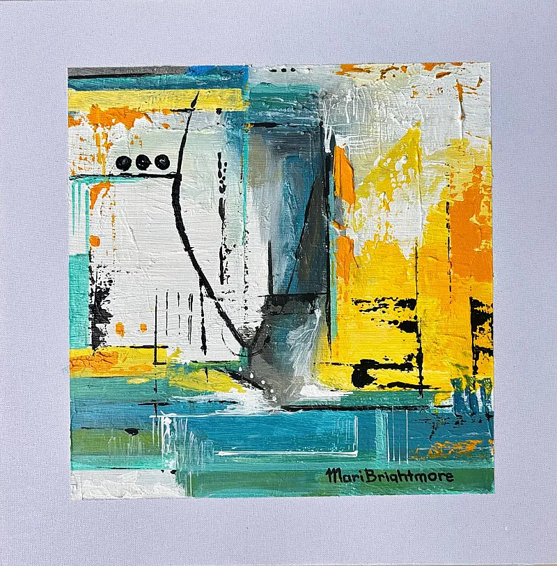 February by Mari Brightmore 305 x 305mm