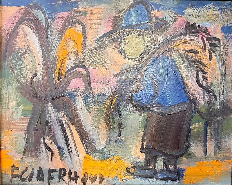 Harvester by Frans Claerhout