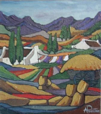 Oil painting (A09489) by Annette Poulton