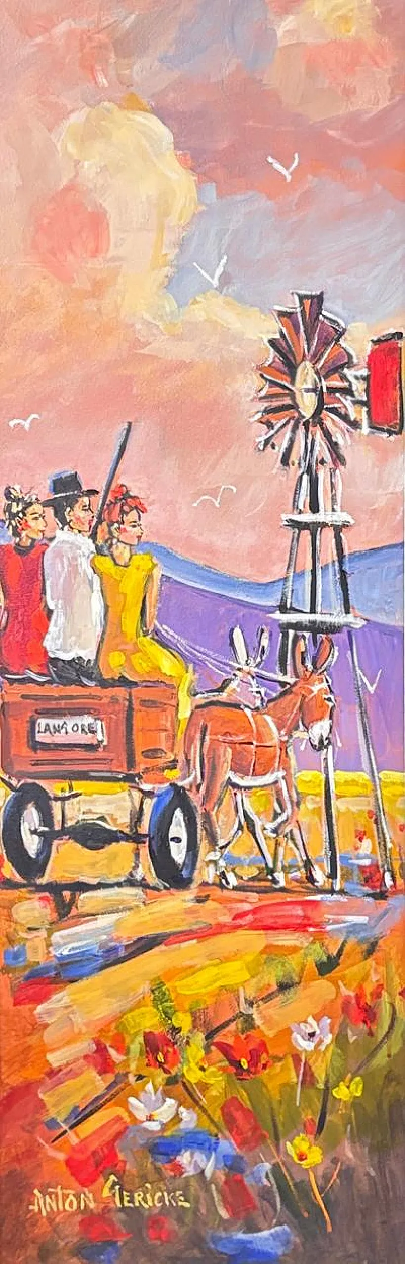 Charming Donkey Going by Anton Gericke