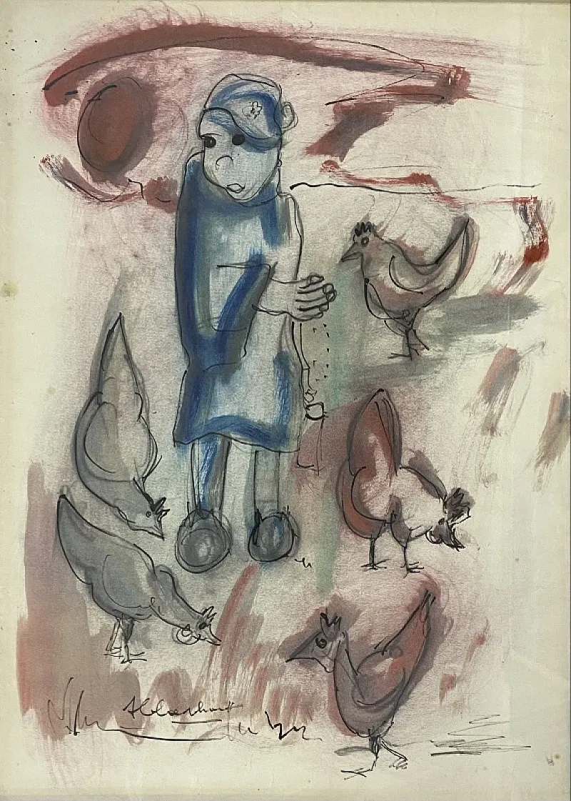 Figure Painting by Frans Claerhout
