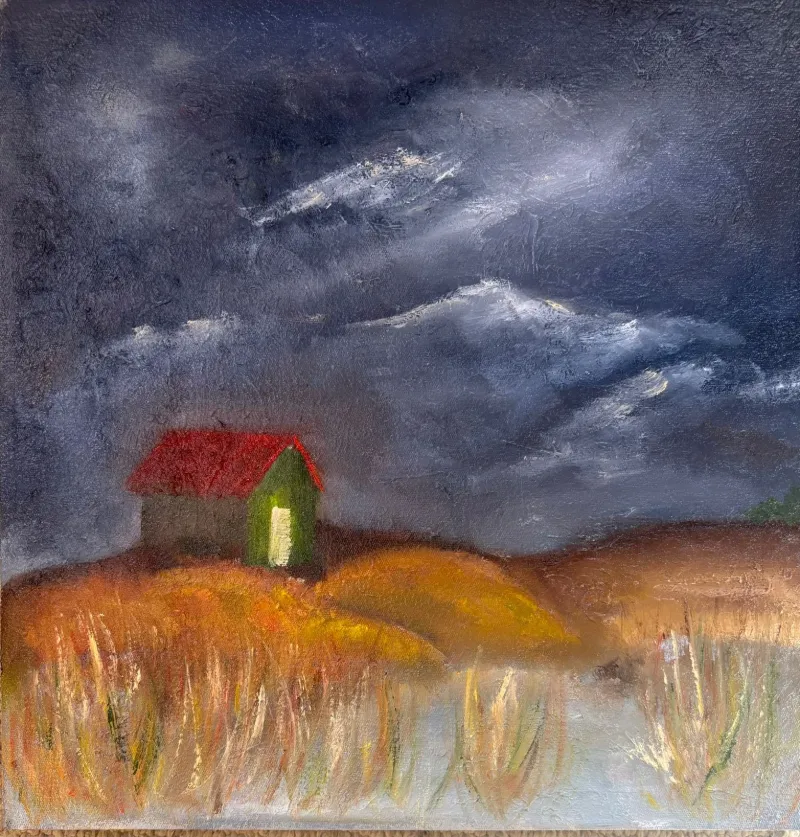 Whispers of the Storm oil on Canvas by Cornelie Wolff