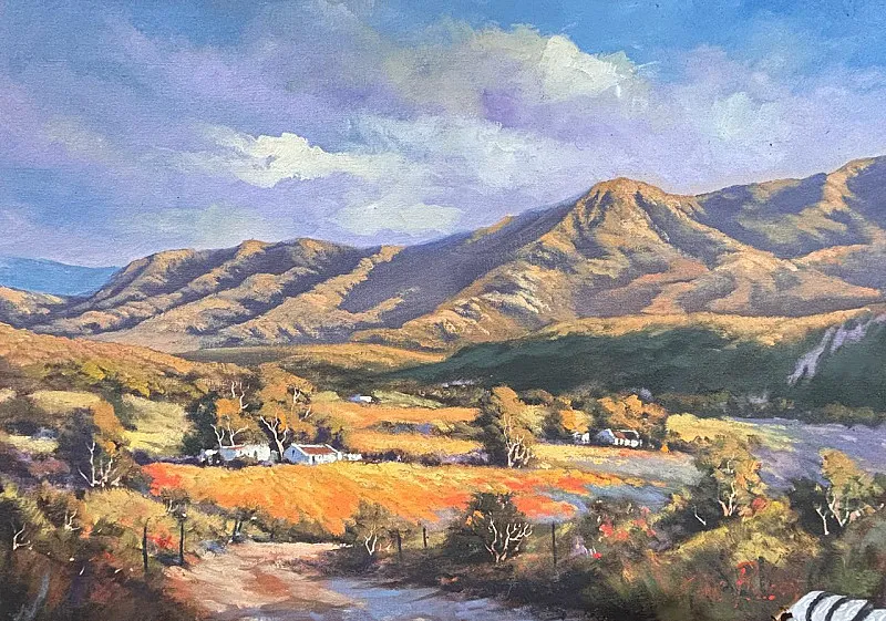 Landscape by Stan Polson 450 x 600mm