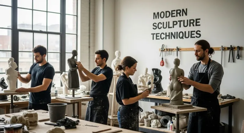 modern sculpture workshop