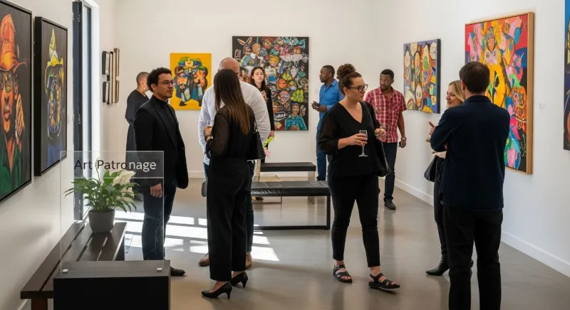 South African art patronage gallery
